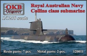 1/1250 Royal Australian Navy Collins class submarine
