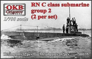 1/700 RN C class submarine , group 2