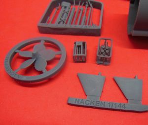 1/144 Näcken class submarine, flank array sonar (N144002)